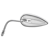 Arlen Ness Die-Cast Left Teardrop Chrome Mirror 13-035
