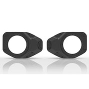 SSV Works Cage Mounted 6.5" Kick Speaker Pods W/ Overhead Unloaded 6.5" Speaker Adapters For Jeep Wrangler JL 18-22