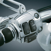 Harley FLSTN Softail Deluxe 2011-2013Switch Housing Set Chrome by Kuryakyn