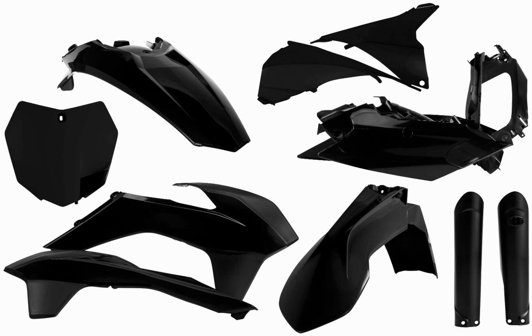 Acerbis Black Full Plastic Kit for KTM - 2403090001