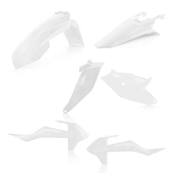 Acerbis White Standard Plastic Kit for KTM - 2686010002