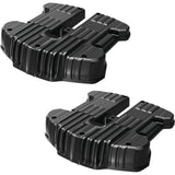 Tapas de caja basculante Rough Crafts negras