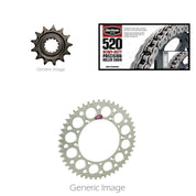 520H Chain,Front ST & Rear Alum Sprocket Kit for KAWASAKI Ninja 650 2005-2016