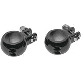 Arlen Ness 1-1/4in Black Clamp-On Peg Mounts 07-195