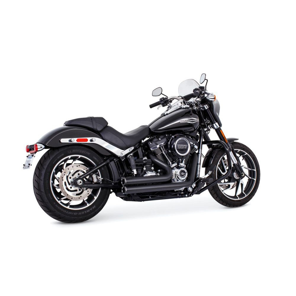 Freedom Performance Independence Exhaust System Black With Black Sculpted Tip HD00734