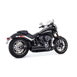 Freedom Performance Independence Exhaust System Black With Black Sculpted Tip HD00734