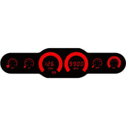 Intellitronix 6 Gauge Analog Bargraph Universal Panel BG10002 - Red