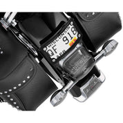 Kuryakyn Gloss Black Laydown Curved License Plate Mount Kit Harley Honda Chopper