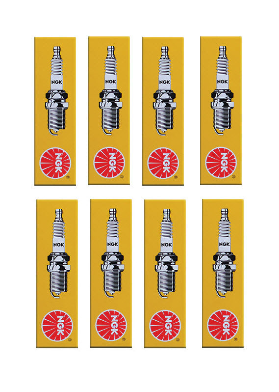 Set of 8 NGK Standard Spark Plugs for Kawasaki KX250F 2014-2011 Engine 250cc