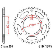 Front & Rear Sprocket Kit for KYMCO 250 Venox 04-09 JT Sprockets