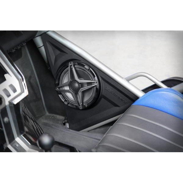 SSV Works Behind Seat SSV Subwoofer Box With Front 8" Speaker Pods For Polaris Slingshot 15-21