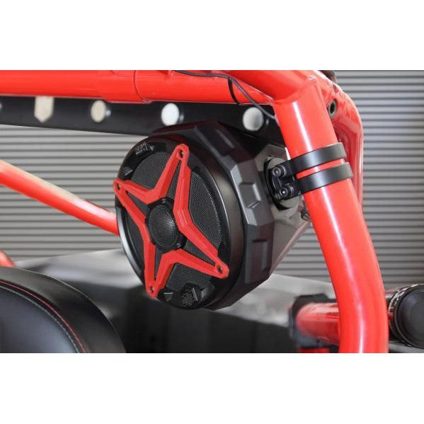 SSV Works 2-Speaker Cage-Mounted System With 10" Kicker Subwoofer