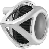 Limpiador de aire cromado Arlen Ness Clear Tear Sucker 18-988