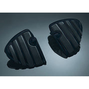 KURYAKYN GLOSS BLACK ISO WING MINI BOARDS WITH OUT ADAPTERS FOR HARLEY 7568
