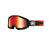 100% Gen1 Strata Goggles Slash with Red Lens - 50410-076-02