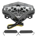 Piloto trasero integrado y secuencial para Kawasaki EX650 Ninja 650/ABS 2012-2016 ahumado