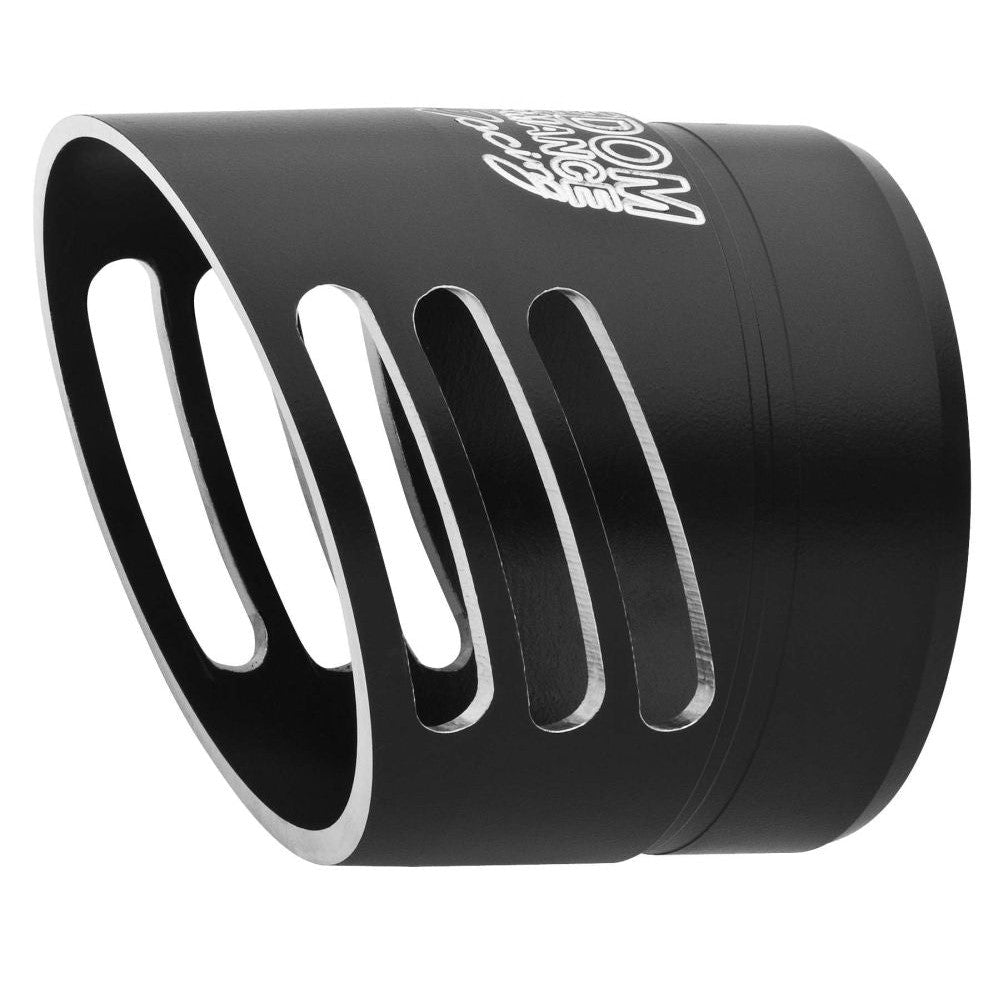 Freedom Performance End Cap Racing Black/Chrome - AC00057
