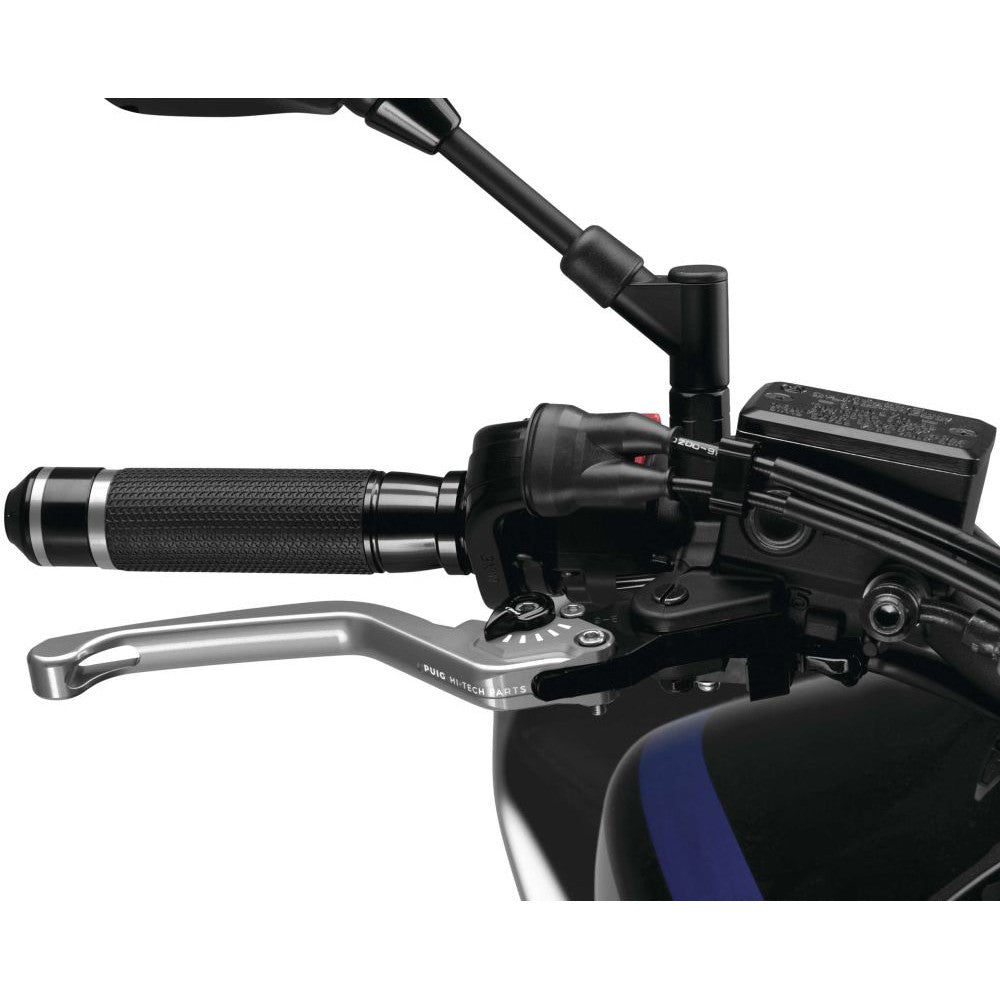 Puig 3.0 Brake Lever Non-Foldable Silver/Black - 120PN