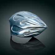 Harley-Davidson FLHRSE3 CVO Road King 2007Flame Horn Cover Chrome by Kuryakyn