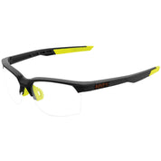 100% Sportcoupe Sunglasses Soft Tact Cool Gray with Clear Photochromic Lens - 61020-188-77