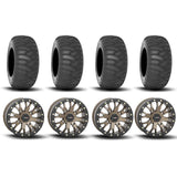 System 3 SB-4 Beadlock Bronze 15" Wheels And SS360 Sand/Snow Tires [31x10-15] ,[31x12-15]