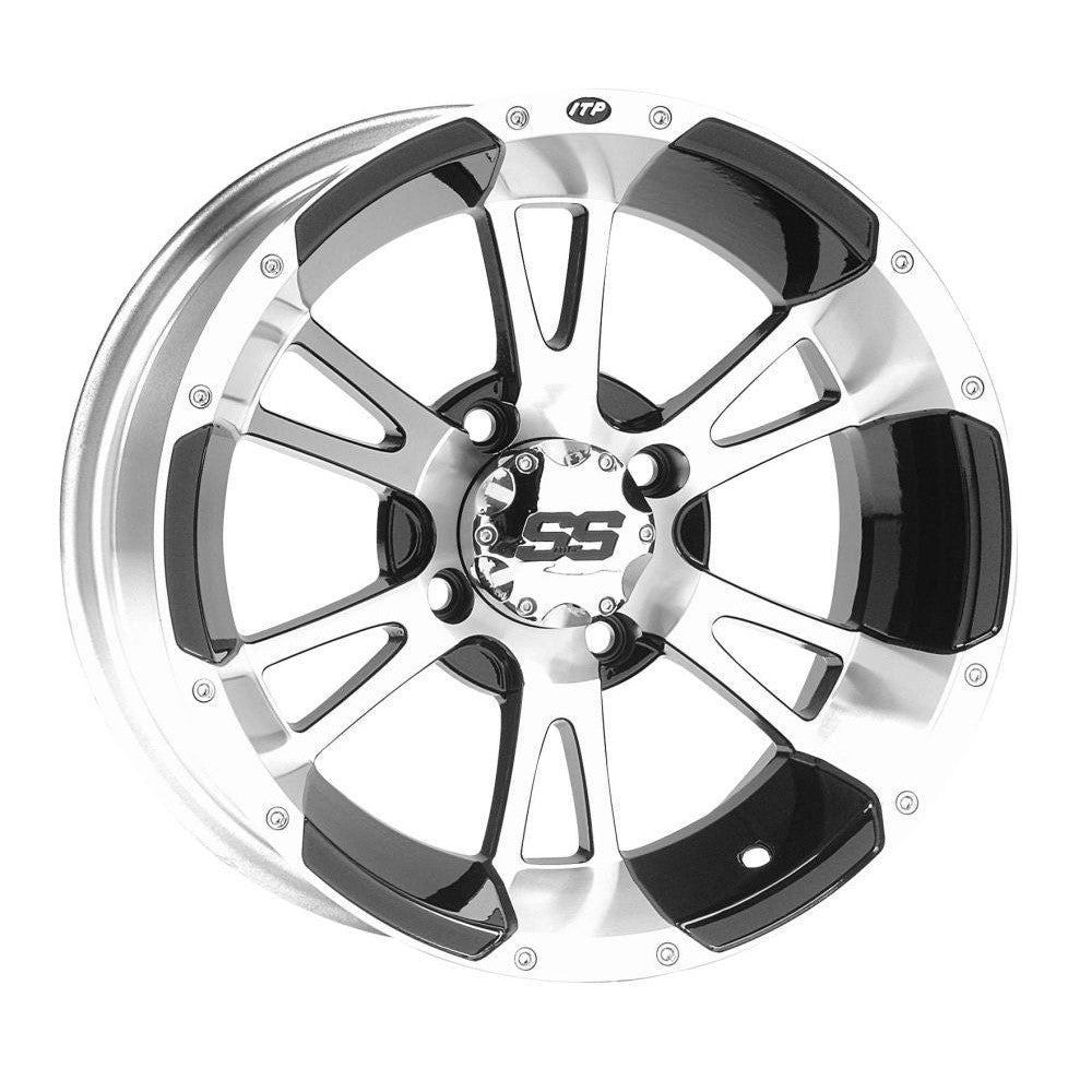 ITP SS112 Wheel Machined Black 14x6 4/4 3+3 1428464404B