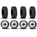 Llantas System 3 ST-3 con beadlock simulado, mecanizadas en negro mate de 18" y neumáticos XM310 para barro extremo [33x9.5-18]