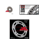 Kit de cadena BMOR 530 Natural, piñón delantero y trasero para HONDA CBR929RR 2000-2001