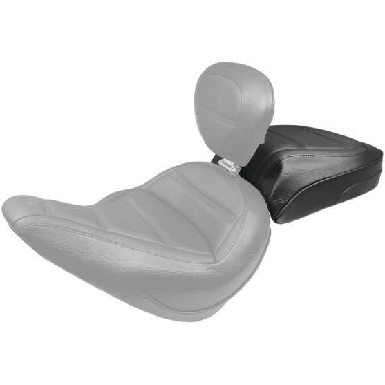 Mustang Standard Touring Passenger Seat With Backrest Black For Harley-Davidson Softail Slim 2018-2021 79028