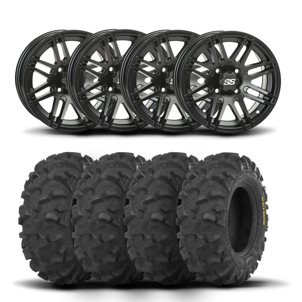 ITP SS316 12" Wheels And Blackwater Evolution Tires [30x10-12]