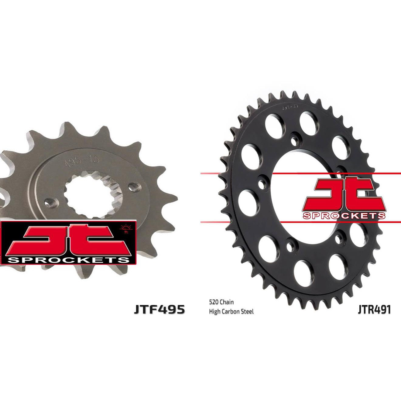Front & Rear Sprocket Kit for DUCATI 750 Paso 88-90 JT Sprockets