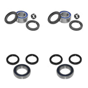 Front & Rear Wheel Bearing Kits for Suzuki LT-A500XP POWER STEERING 2011-2013