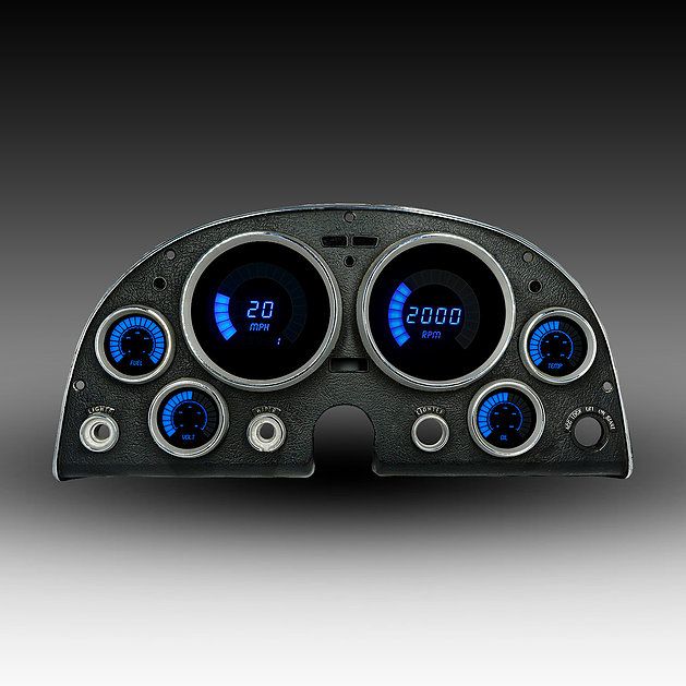 Intellitronix 1963-1967 Corvette LED Digital Bargragh BG2000 - Blue