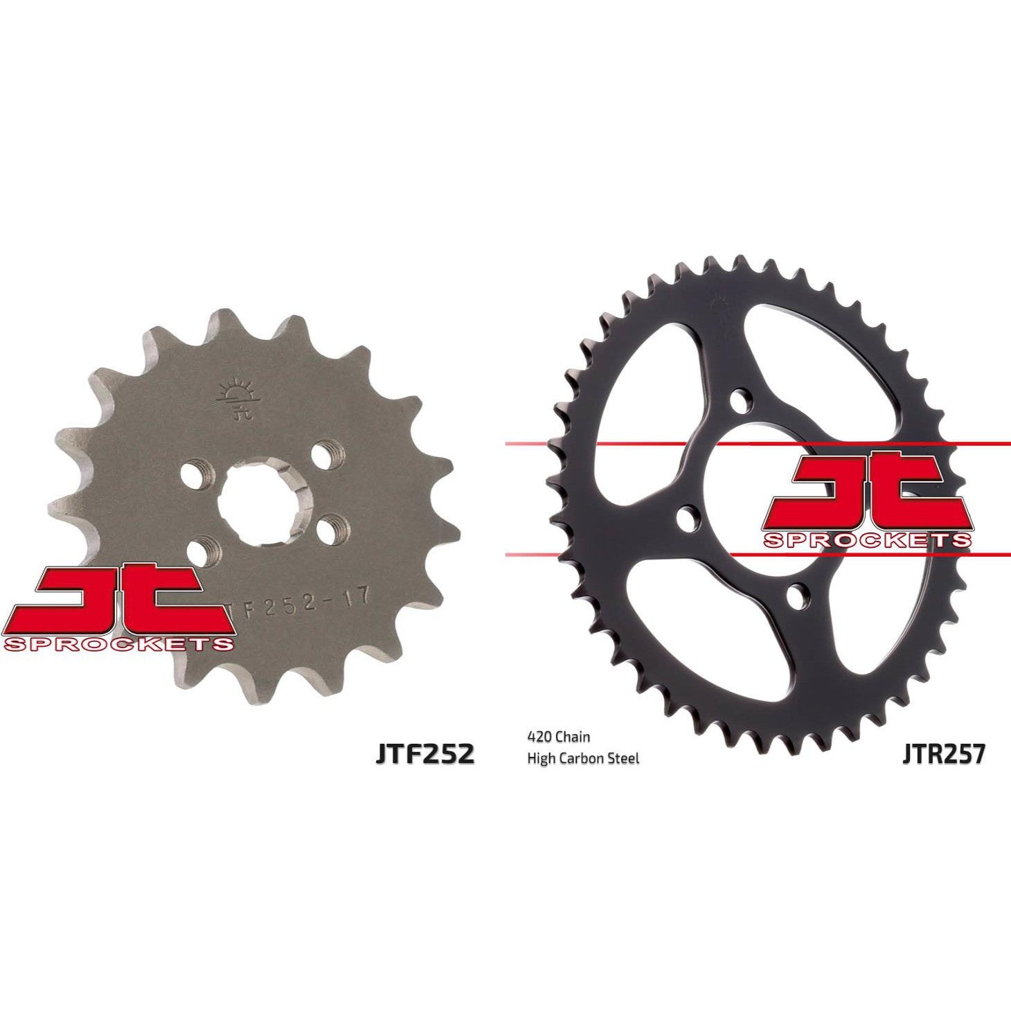 Front & Rear Sprocket Kit for HONDA C70 Passport-USA 82-83 JT Sprockets