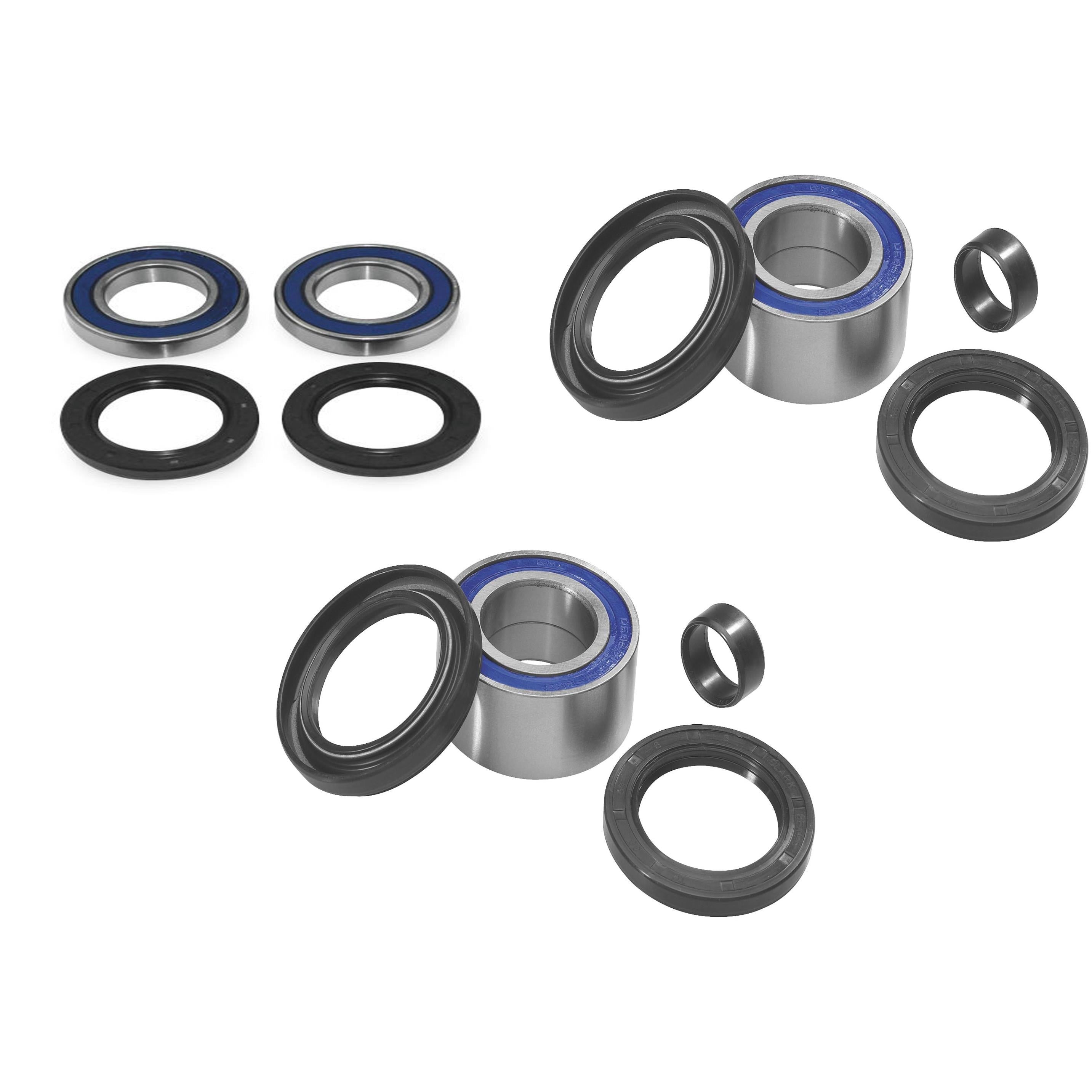 QUADBOSS Front and Rear Wheel Bearing Kits for Polaris SPORTSMAN 110 2016