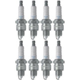 Set of 8 NGK Standard Spark Plugs for Suzuki LT-A50 2005-2002 Engine 50cc