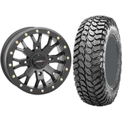 Set of 2 Mounted Wheel and Tire Kit Wheel: 14x7 6+1 4/156 Tire: 30x10-14 8 Ply