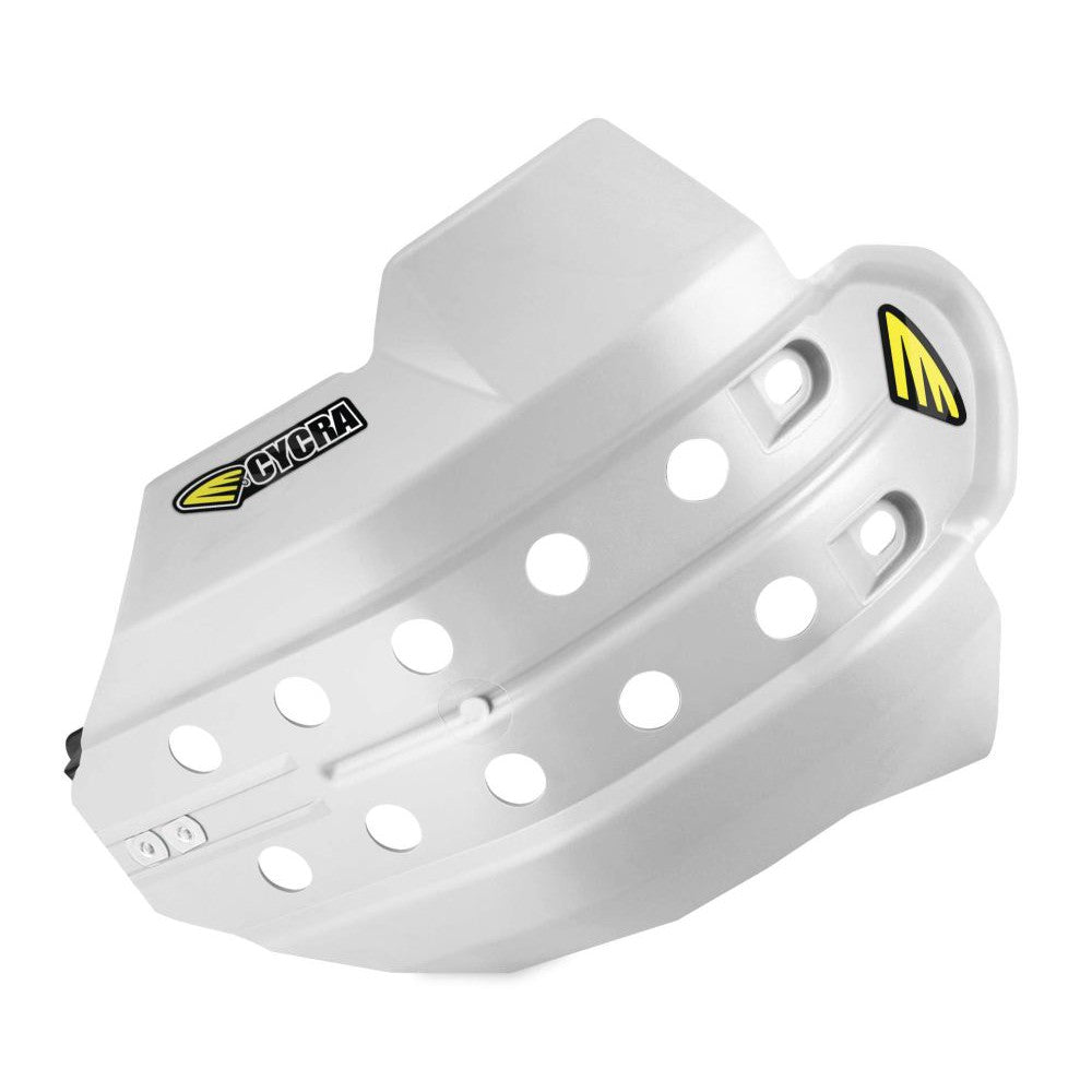 Cycra Full Armor Skid Plate White - 1CYC-6216-42