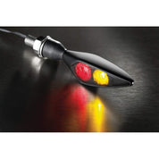 Kuryakyn Micro Rhombus Marker Lights Satin Black 2546