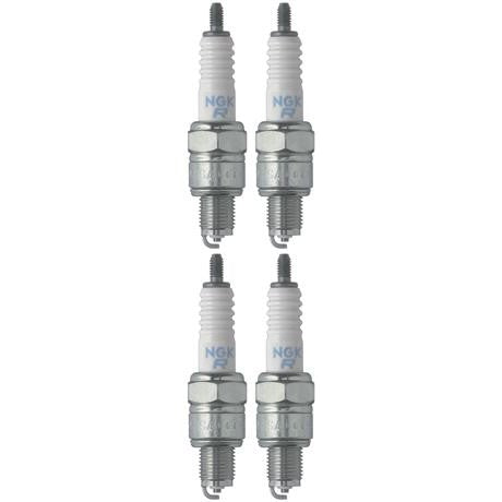 Set 4 NGK Standard Spark Plugs for Kawasaki KLX110L 2011-2010 Engine 110cc