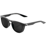 100% Slent Sunglasses Soft Tact Cool Grey with Smoke Lens - 61035-188-57