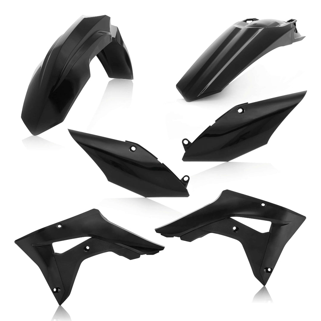 Acerbis Black Standard Plastic Kit for Honda - 2645460001