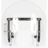 National Cycle Clear SwitchBlade Shorty Quick Release Windshield With Mount Kit, Straight Forks