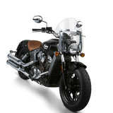 Parabrisas National Cycle Clear SwitchBlade Shorty de liberación rápida con kit de montaje y horquillas rectas para Honda VT1300CS 2010-14