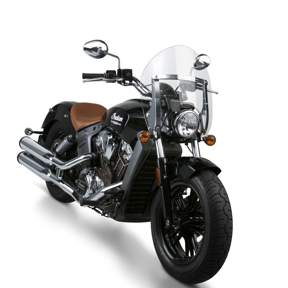National Cycle Clear SwitchBlade Shorty Quick Release Windshield With Mount Kit, Straight Forks