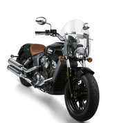National Cycle Clear SwitchBlade Shorty Quick Release Windshield With Mount Kit, Straight Forks