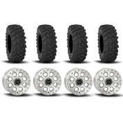 System 3 SB-7 Beadlock Machined 15" Wheels And XTR370 Tires [33x10-15]