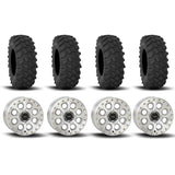 System 3 SB-7 Beadlock Machined 15" Wheels And XTR370 Tires [37x10R-15]