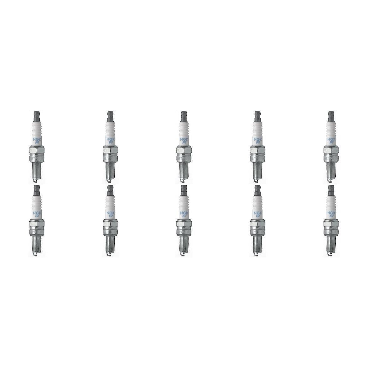 Set of 10 NGK Standard Spark Plugs for Kawasaki KX250-F 2006-2004 Engine 250cc