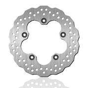 BikeMaster Brake Rotor For Yamaha YZF-R6 2003-2004 Contour Rear Silver